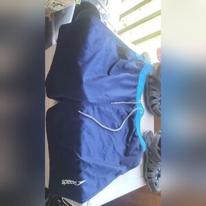 Speedo Blue and Bright Blue Swim Shorts